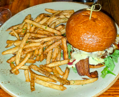Tonto Bar & Grill signature dishes Tonto Burger
Harissa Chicken Wrap
K4 Flatiron Steak
